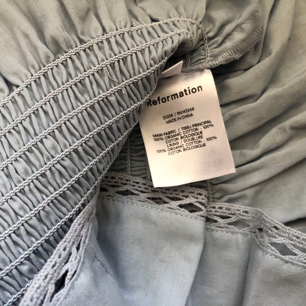 Reformation Oakleigh Top Small Mineral - Picture 7 of 8